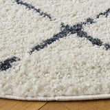 Safavieh Arizona Shag 6'-7" x 6'-7" Rug in Ivory / Slate