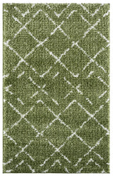 Safavieh Arizona Shag 3'-2" x 5'-0" Rug in Green / Ivory