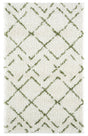 Safavieh Arizona Shag 3'-2" x 5'-0" Rug in Ivory / Green