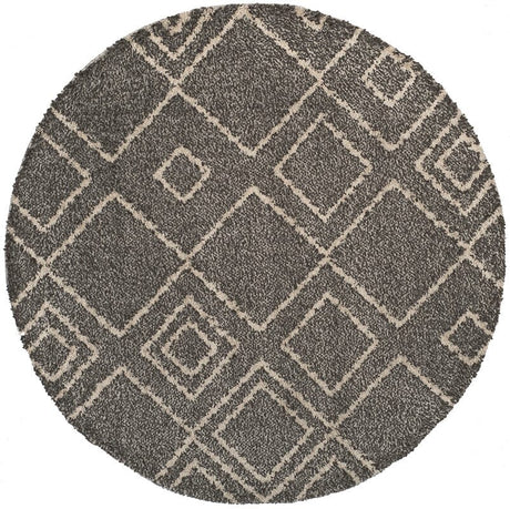 Safavieh Arizona Shag Asg744B Brown / Ivory Rugs.