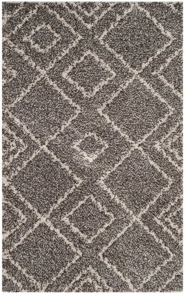 Safavieh Arizona Shag Asg744B Brown / Ivory Rugs.