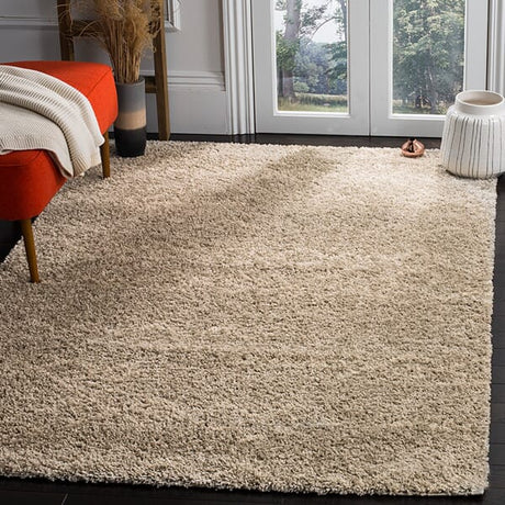 Safavieh Arizona Shag Asg745D Grey / Ivory Rugs.