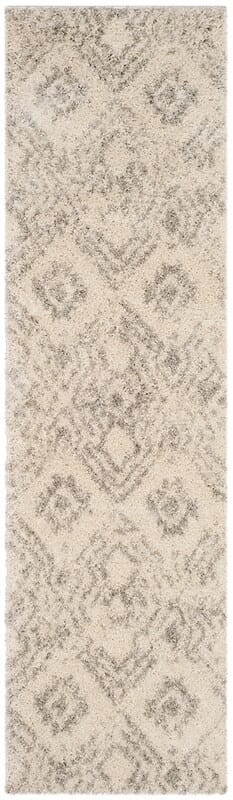 Safavieh Arizona Shag Asg746G Ivory / Grey Rugs.