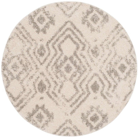 Safavieh Arizona Shag Asg746G Ivory / Grey Rugs.