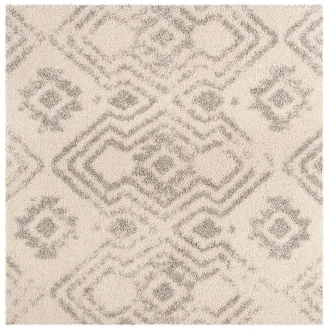 Safavieh Arizona Shag Asg746G Ivory / Grey Rugs.