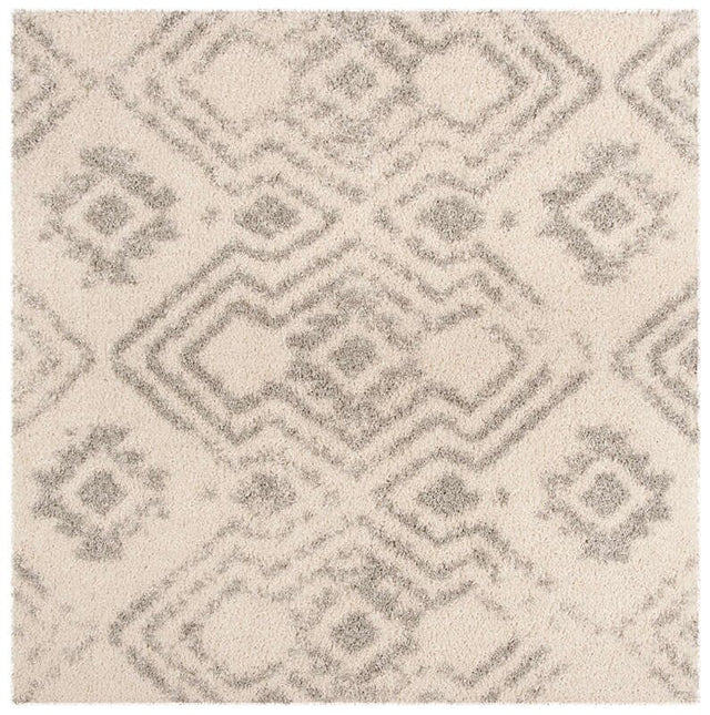 Safavieh Arizona Shag Asg746G Ivory / Grey Rugs.