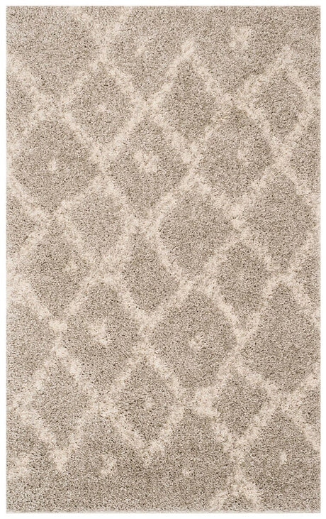 Safavieh Arizona Shag Asg747D Grey / Ivory Rugs.