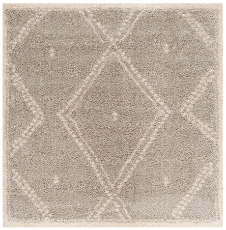 Safavieh Arizona Shag Asg748D Grey / Ivory Rugs.