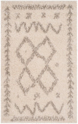 Safavieh Arizona Shag Asg749G Ivory / Grey Rugs.