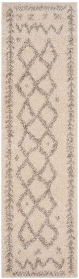 Safavieh Arizona Shag Asg749G Ivory / Grey Rugs.