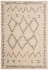 Safavieh Arizona Shag Asg749G Ivory / Grey Rugs.