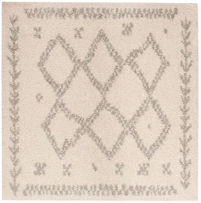 Safavieh Arizona Shag Asg749G Ivory / Grey Rugs.