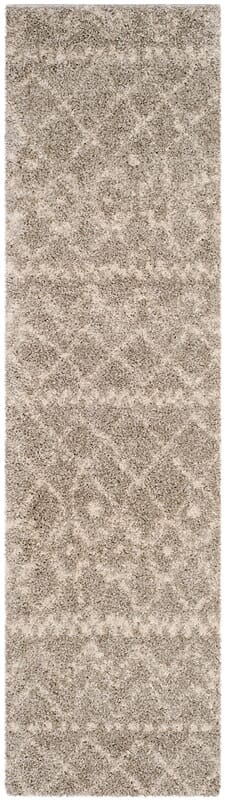 Safavieh Arizona Shag Asg750D Grey / Ivory Rugs.