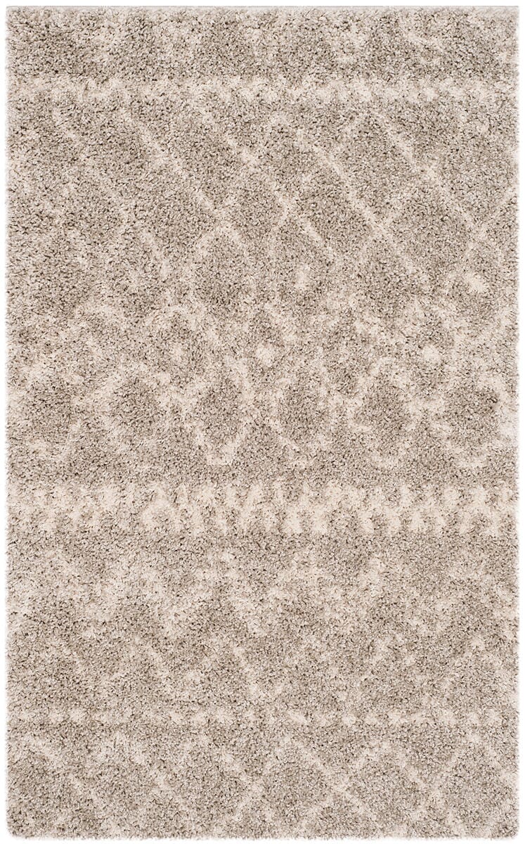 Safavieh Arizona Shag Asg750D Grey / Ivory Rugs.