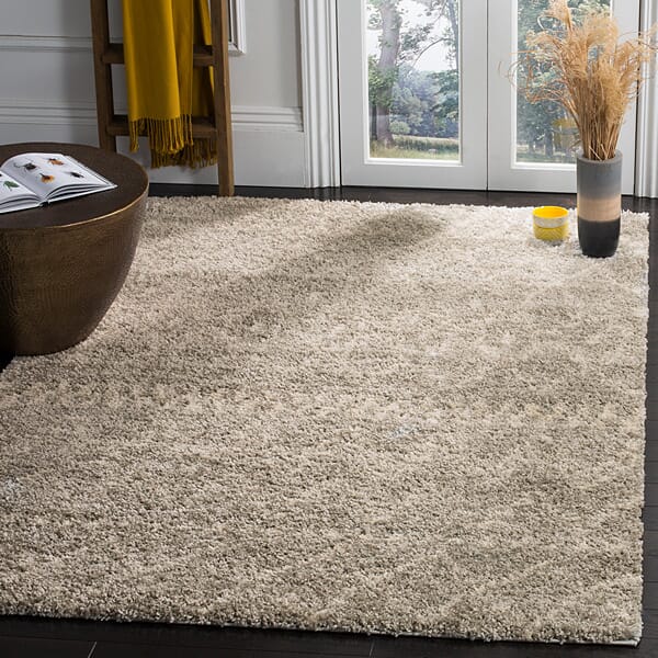 Safavieh Arizona Shag Asg750D Grey / Ivory Rugs.