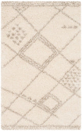 Safavieh Arizona Shag Asg751G Ivory / Grey Rugs.