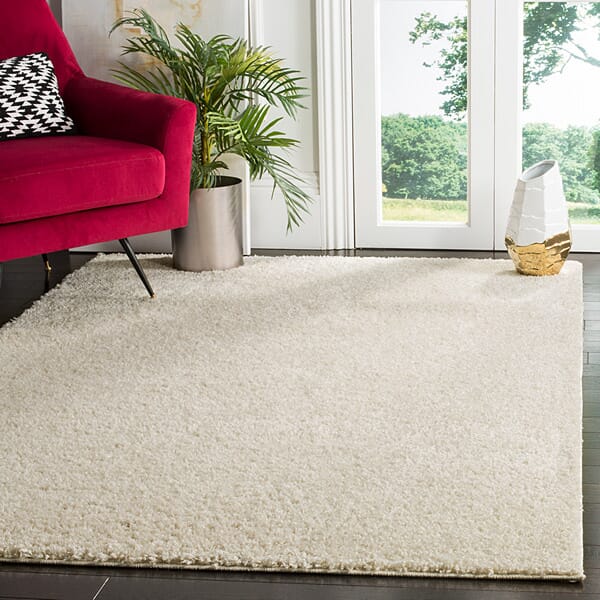 Safavieh Arizona Shag Asg820A Creme Rugs.