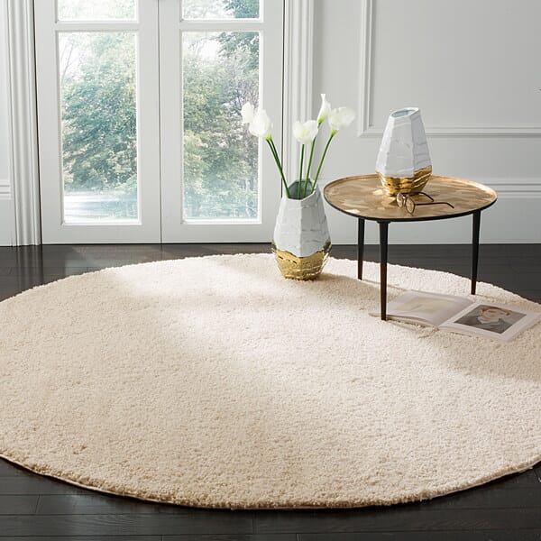 Safavieh Arizona Shag Asg820A Creme Rugs.