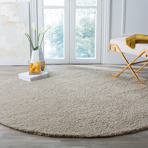 Safavieh Arizona Shag Asg820D Linen Rugs.