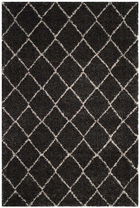 Safavieh Arizona Shag Asgl742C Anthracite / Beige Rugs.