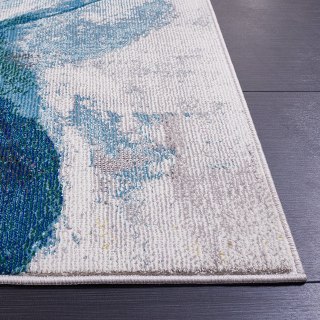 Safavieh Art Studio Asd118A Ivory/Light Blue Rug.