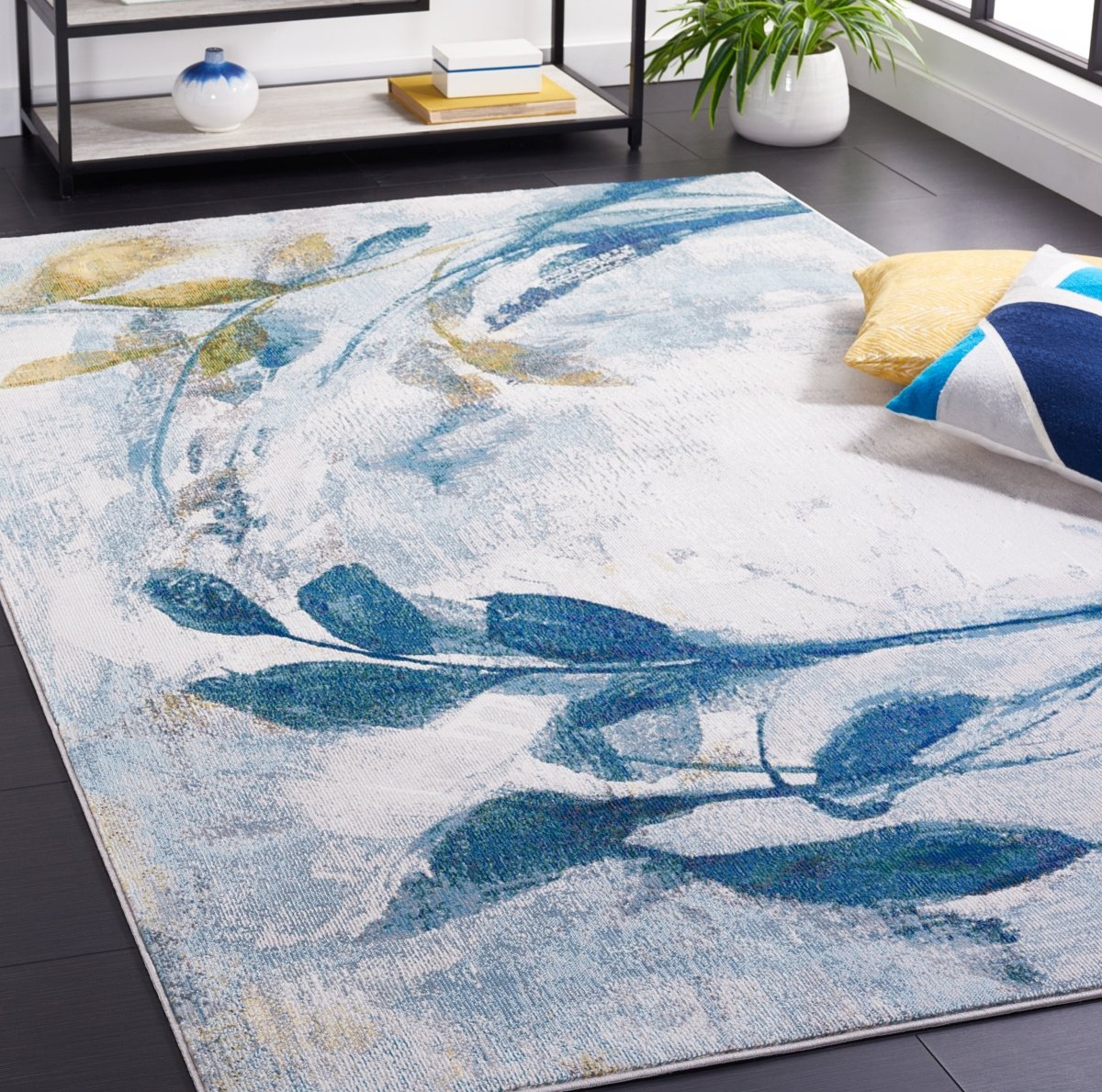 Safavieh Art Studio Asd118A Ivory/Light Blue Rug.