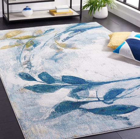 Safavieh Art Studio Asd118A Ivory/Light Blue Rug.