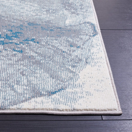 Safavieh Art Studio Asd120A Ivory/Rust Rug.