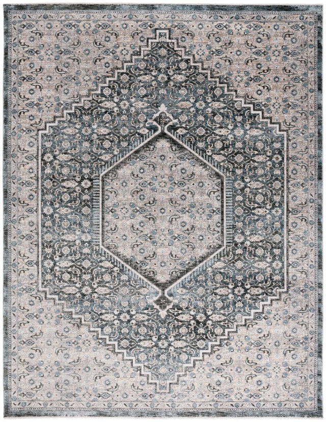 Safavieh Artifact Atf552F Grey/Black Rug.