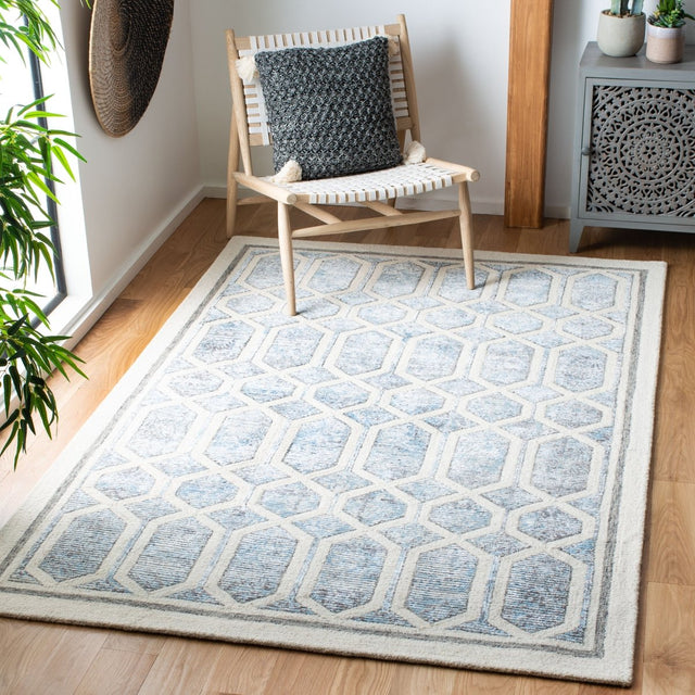 Safavieh Artistry Arr665M Ivory/Blue Rug.