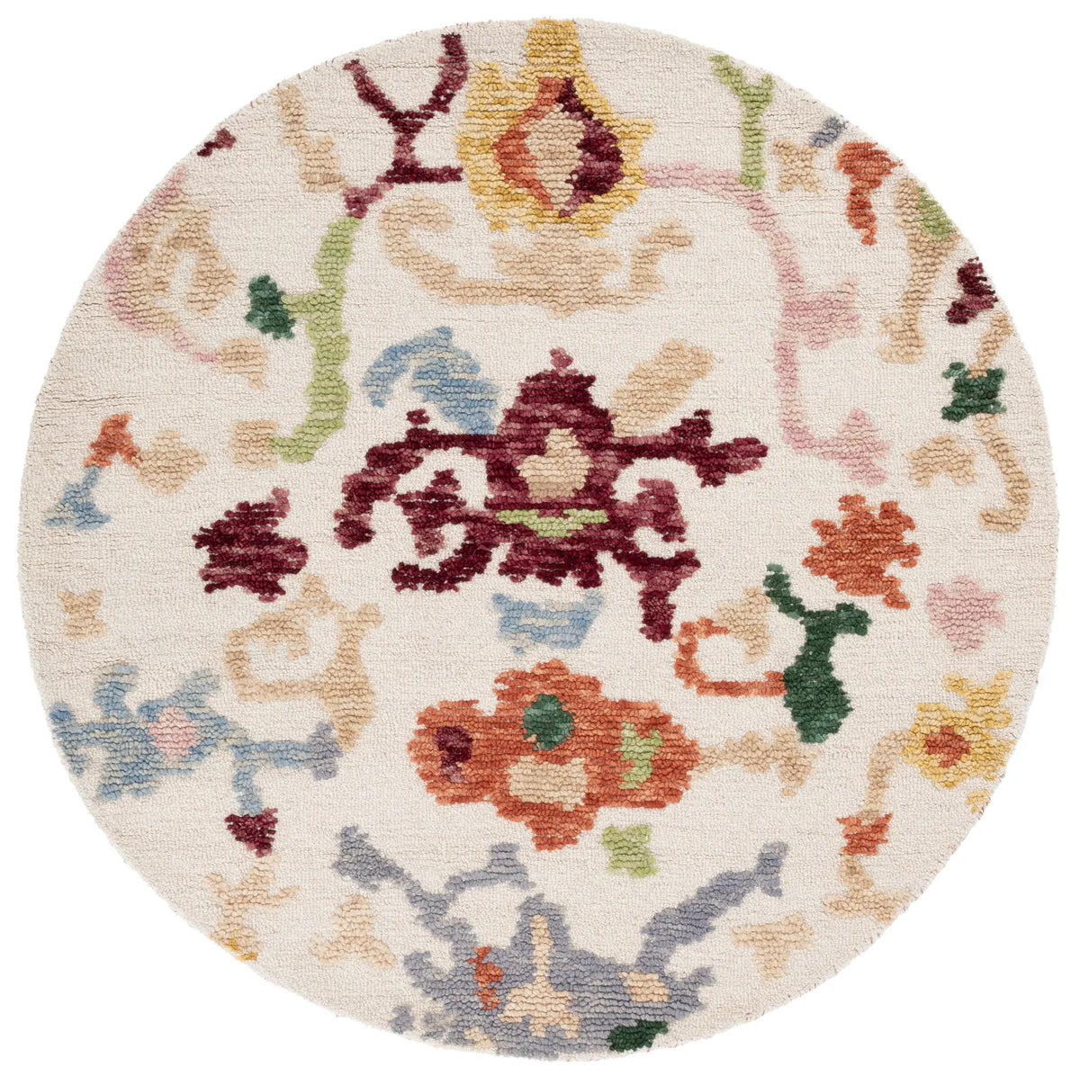 Safavieh Aspen 5'-0" x 5'-0" Rug in Ivory / Red