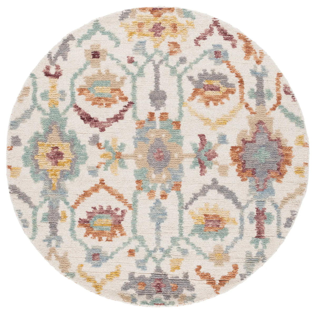Safavieh Aspen 5'-0" x 5'-0" Rug in Ivory / Green