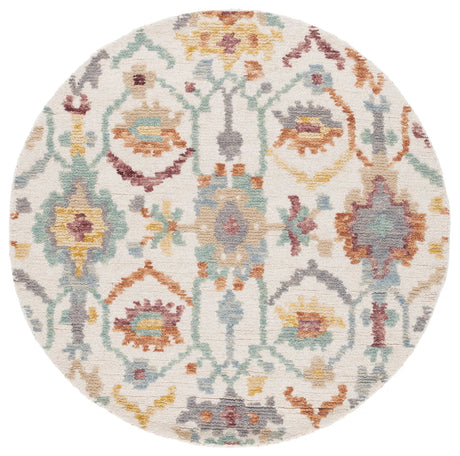 Safavieh Aspen 5'-0" x 5'-0" Rug in Ivory / Green