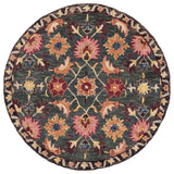 Safavieh Aspen 5'-0" x 5'-0" Rug in Teal / Pink