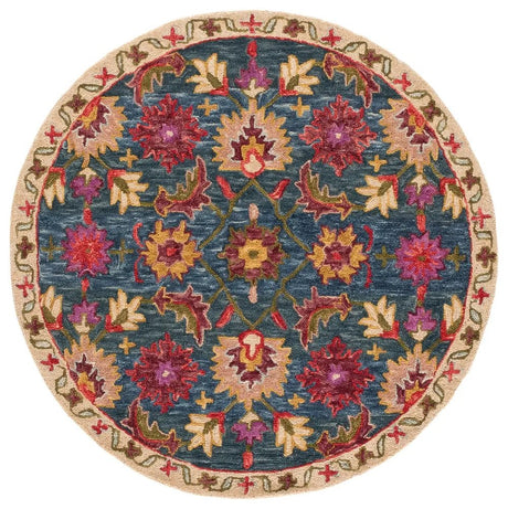 Safavieh Aspen 5'-0" x 5'-0" Rug in Navy / Red