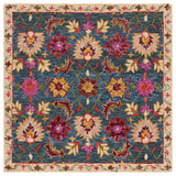 Safavieh Aspen 5'-0" x 5'-0" Rug in Navy / Red