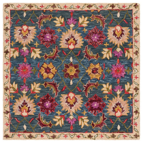 Safavieh Aspen 5'-0" x 5'-0" Rug in Navy / Red