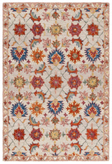 Safavieh Aspen 4'-0" x 6'-0" Rug in Ivory / Rust