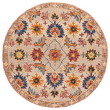 Safavieh Aspen 5'-0" x 5'-0" Rug in Ivory / Rust