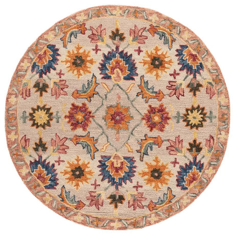 Safavieh Aspen 5'-0" x 5'-0" Rug in Ivory / Rust