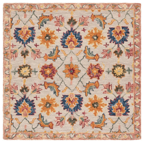 Safavieh Aspen 5'-0" x 5'-0" Rug in Ivory / Rust