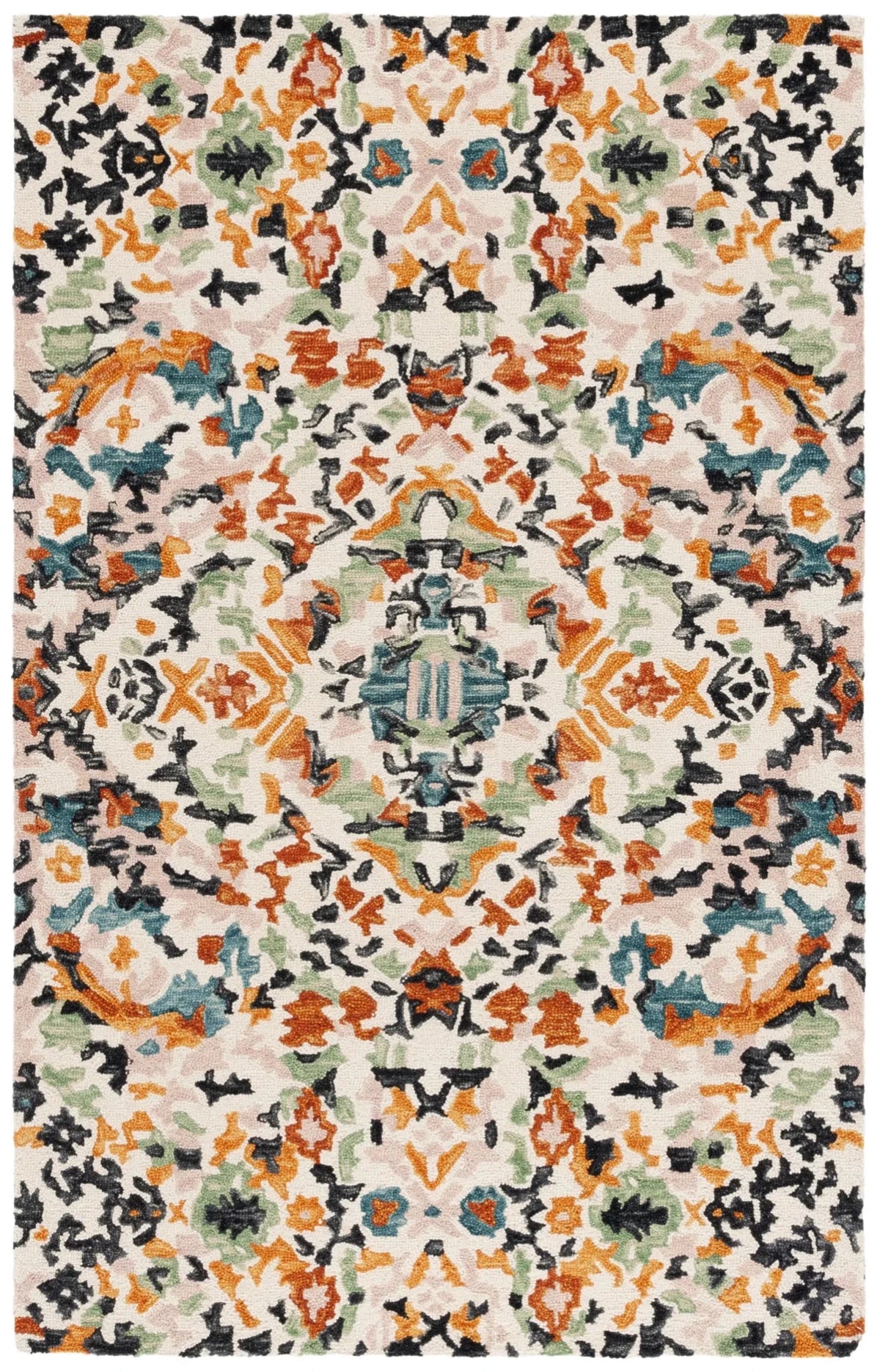 Safavieh Aspen 4'-0" x 6'-0" Rug in Ivory / Pink