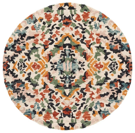 Safavieh Aspen 5'-0" x 5'-0" Rug in Ivory / Pink