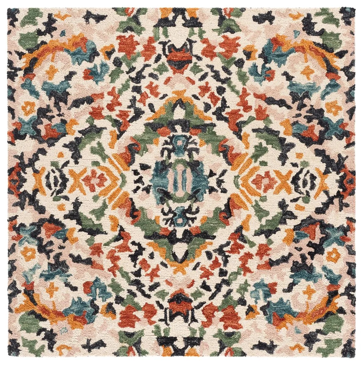 Safavieh Aspen 5'-0" x 5'-0" Rug in Ivory / Pink