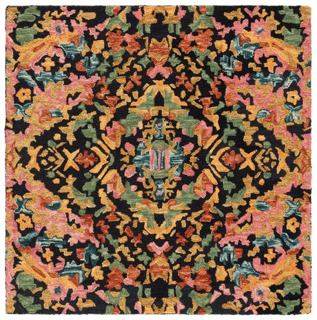 Safavieh Aspen 5'-0" x 5'-0" Rug in Black / Rust