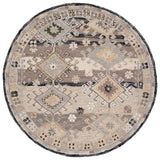 Safavieh Aspen 5'-0" x 5'-0" Rug in Charcoal / Beige