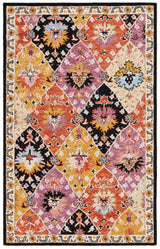 Safavieh Aspen 4'-0" x 6'-0" Rug in Black / Pink