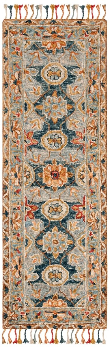 Safavieh Aspen Apn110A Grey/Navy Rug.