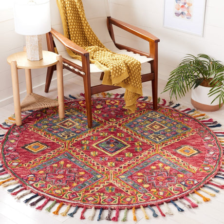 Safavieh Aspen Apn111Q Red/Blue Rug.