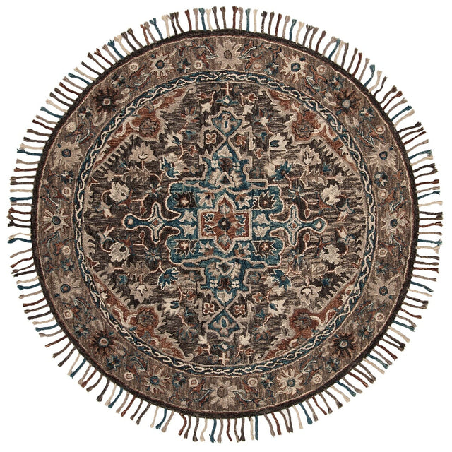 Safavieh Aspen Apn112A Charcoal/Light Brown Rug.